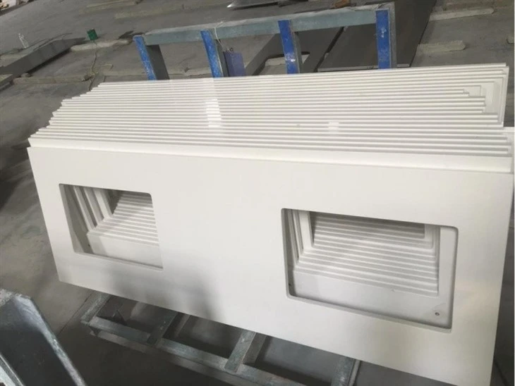Pure White quartz countertop