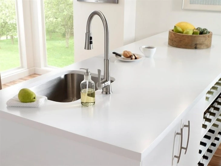 pure white quartz countertops
