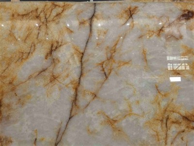 Lempengan Onyx Kristal Kuning